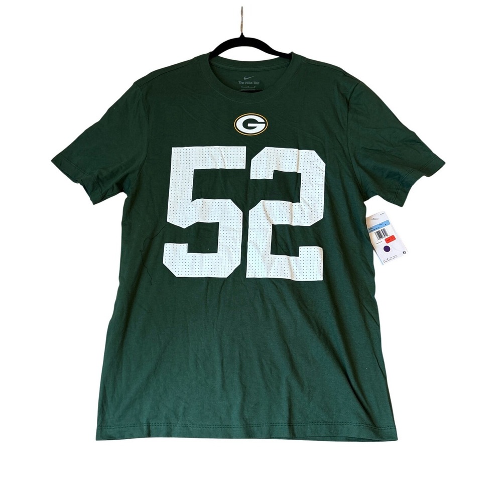 Nike Green Bay Packers Shirt Mens Green Rashan Gary 52 NWT SIZE Medium